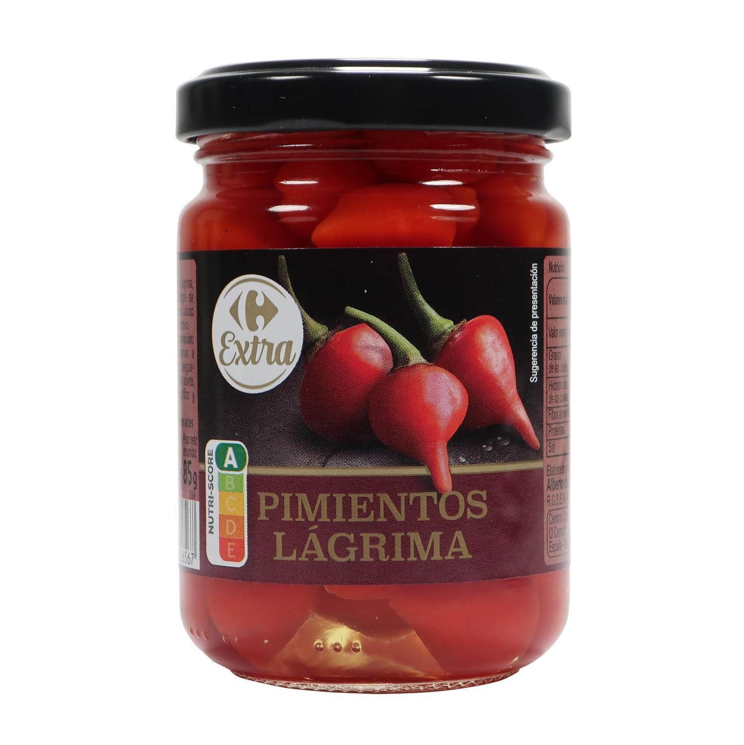 Drop red peppers | Pimiento lágrima rojo | EXTRA | 145g