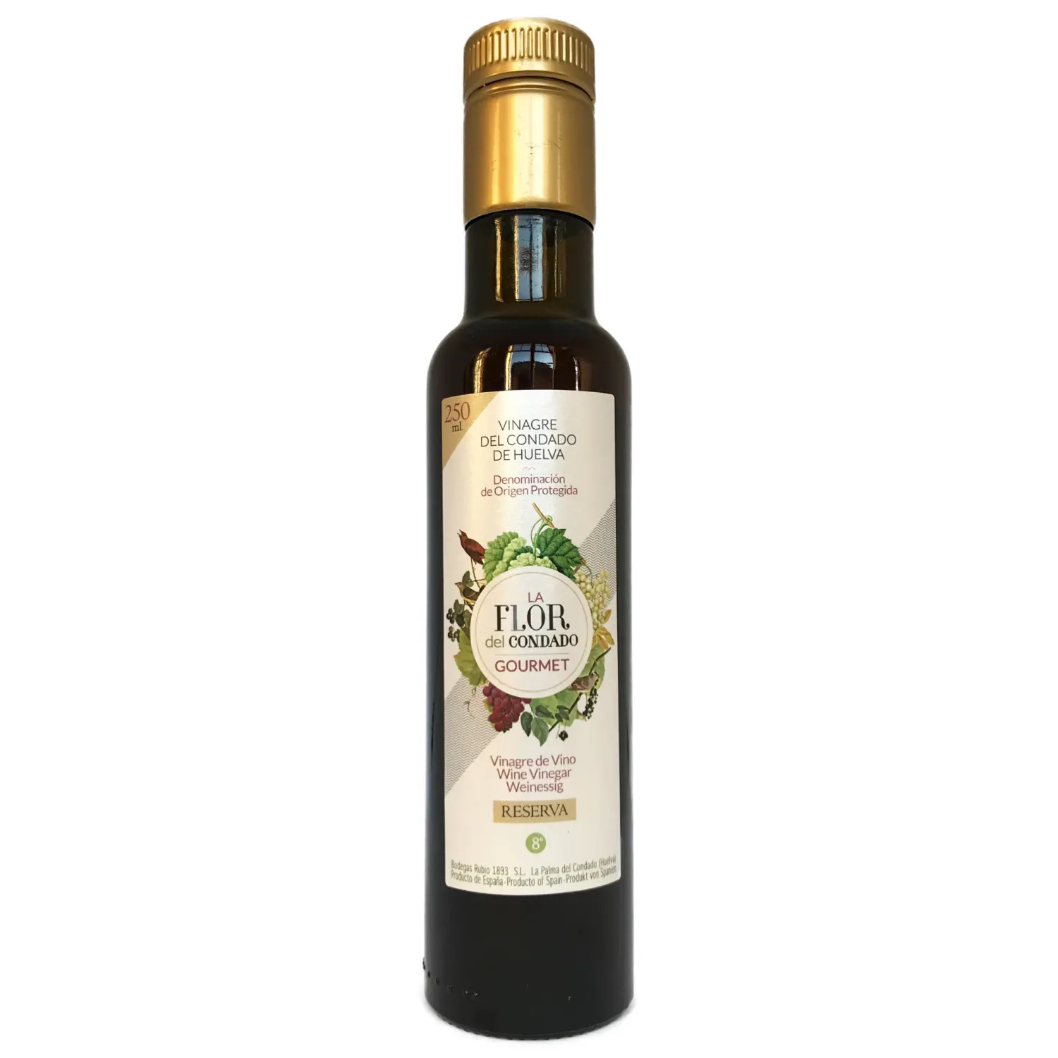 Flor del Condado -viinietikka gourmet reserve BODEGAS RUBIO 250ml