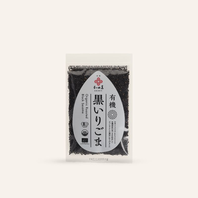 Luomu paahdettu musta seesami | Organic roasted black sesame | UMAMI | 100 g
