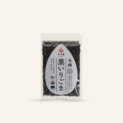 Luomu paahdettu musta seesami | Organic roasted black sesame | UMAMI | 100 g