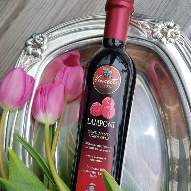 Vadelma vincotto-balsamikastike | Raspberry Vincotto | CALOGIURI | 250ml