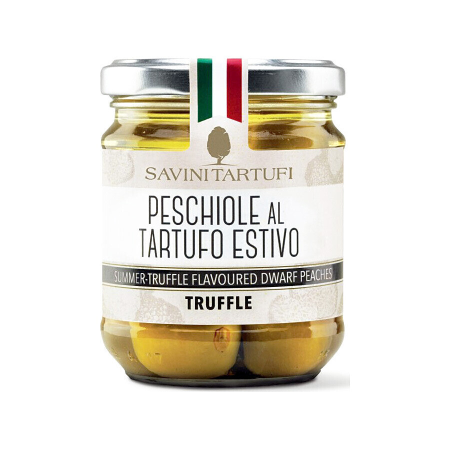 Vihreät persikat ja mustatryffelit | SAVINI TARTUFI | 175g Vihreät persikat ja mustatryffelit | SAVINI TARTUFI | 175g