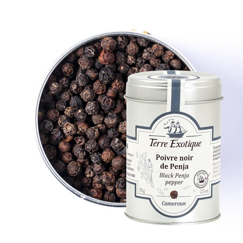 Penja mustapippuri | Penja Black Pepper | TERRE EXOTIQUE | 70g Penja mustapippuri | Penja Black Pepper | TERRE EXOTIQUE | 70g