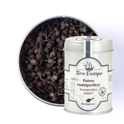 Voatsiperifery villi mustapippuri | TERRE EXOTIQUE | 50g Voatsiperifery villi mustapippuri | TERRE EXOTIQUE | 50g