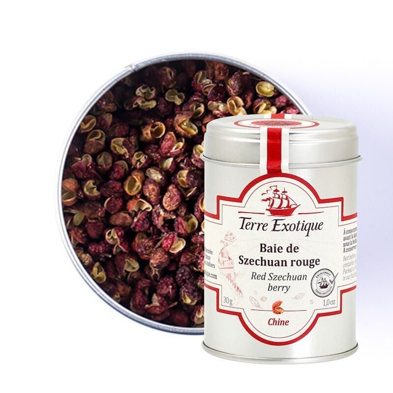 Punainen setsuaninpippuri | Red Szechuan Berry | TERRE EXOTIQUE | 30g Punainen setsuaninpippuri | Red Szechuan Berry | TERRE EXOTIQUE | 30g