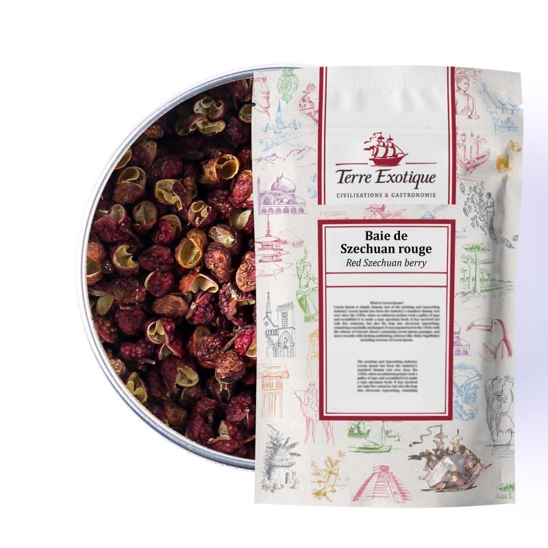 Punainen setsuaninpippuri (Kiina) | Red Szechuan Berry | TERRE EXOTIQUE | 500 g