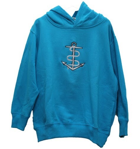 Kids Expedition Whydah Sweatshirt with Embroidered Anchor Logo