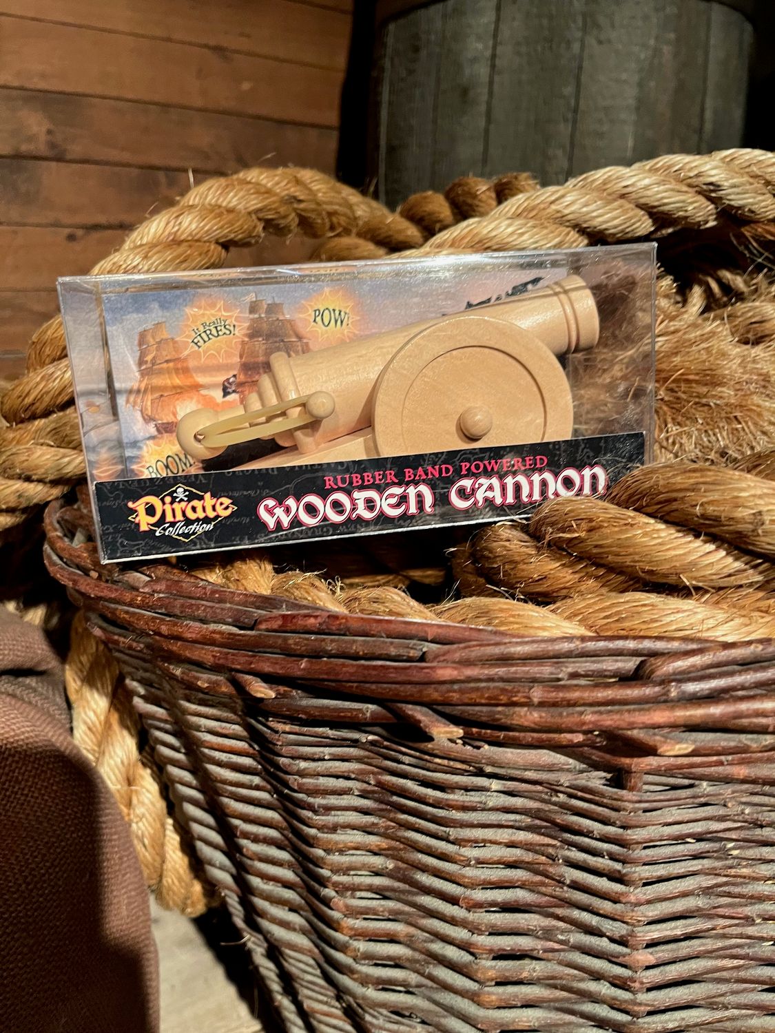 Wooden Toy Cannon