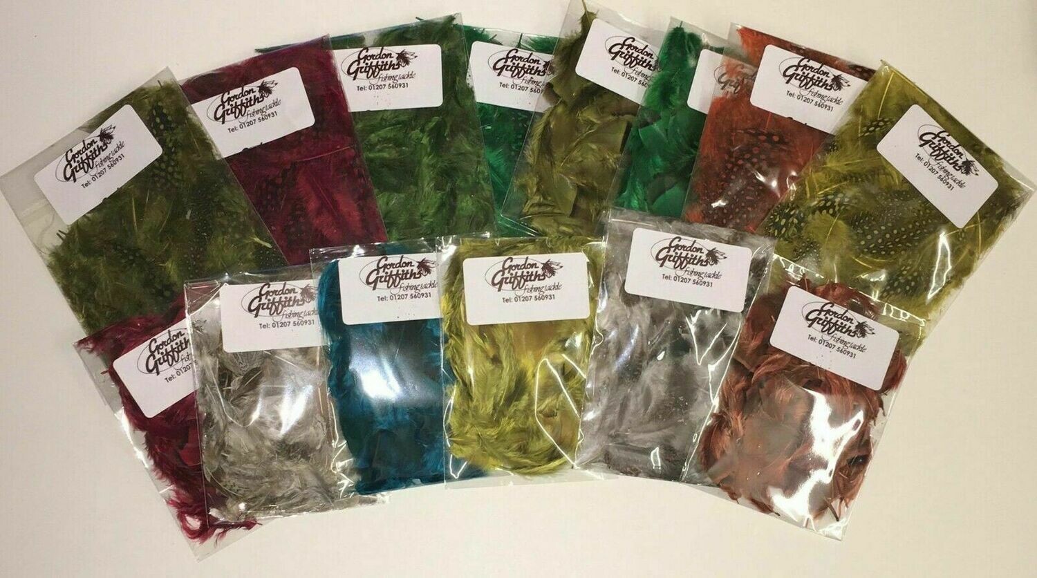 Mega Mixed Feather Pack 22 Packs Assorted Colours Gordon Griffiths Mega Mixed Feather Pack 22 Packs Assorted Colours Gordon Griffiths