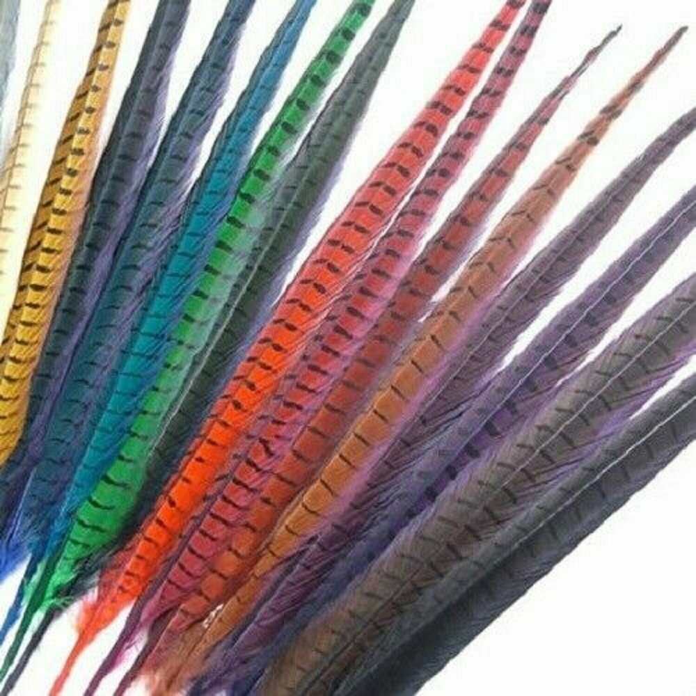 Cock Pheasant Centre Tails Dyed 2 Pack Gordon Griffiths