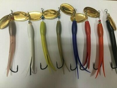 FLYING CONDOMS PACK OF 8 MIXED COLOURS 20G GOLD BLADE DURHAM RANGER (FLYCON-20G-GLD)