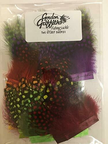 Guinea Fowl Super Selected Mixed Pack 15 Colours Gordon Griffiths