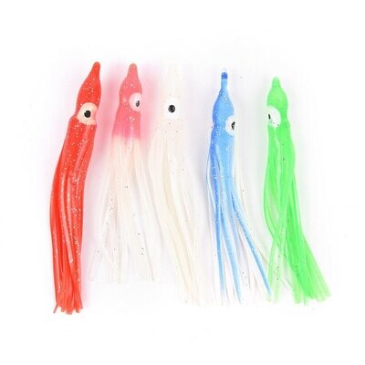 12cm FAT NOSE SEA FISHING MUPPETS/SQUID LURES FOR JIGS BOAT FISHING