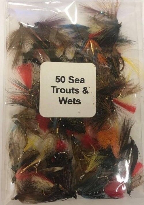 Fly Pack Sea Trout and Wet Mixed 50 Pack Fly Pack Sea Trout and Wet Mixed 50 Pack
