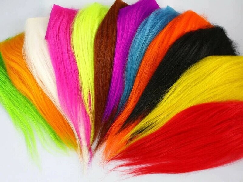 Goat Hair Fly Tying AAA Grade Mixed Pack DURHAM RANGER TRADE FUR 5 PACKS