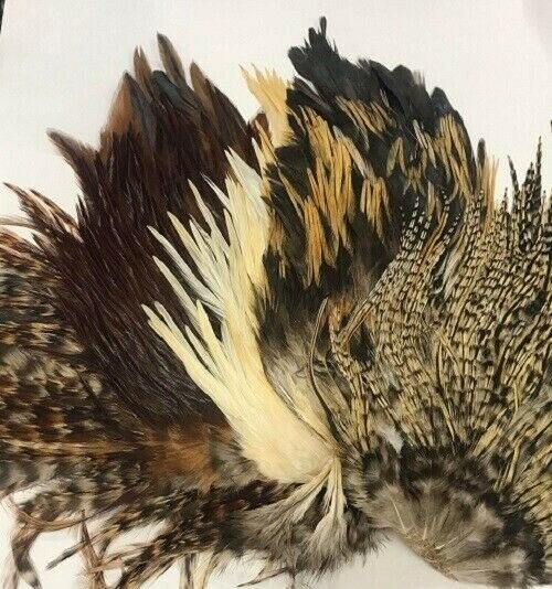 Indian Cock Saddles Natural Fly Tying etc Durham Ranger