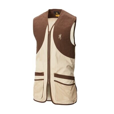Classic Beige Hunting, Shooting Vest Browning