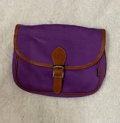Chapman Canvas Saddle Bag Purple (NMS10)