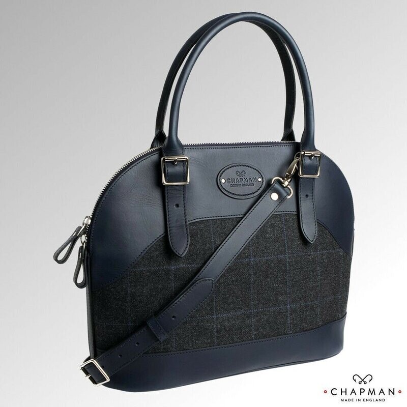 Chapman Bag Hand/Shoulder Lucy Tweed Black (SHCLSB18TW)