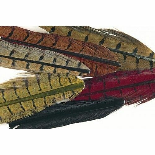 Gordon Griffiths Cock Pheasant Centre Tail Pieces 7 per pack all popular colours