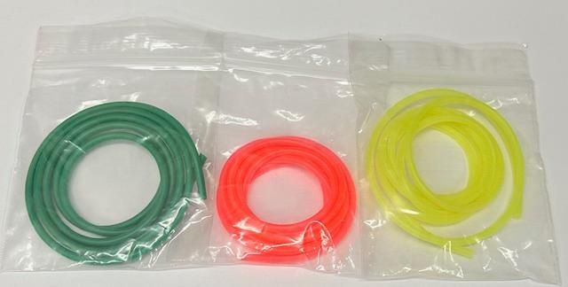 Silicone Tubing Pack of 3 x 350mm Length 1 of Each Colour