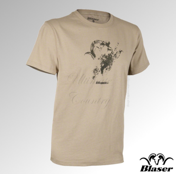 BLASER T-SHIRT LOGO SAND (114021-006/613)
