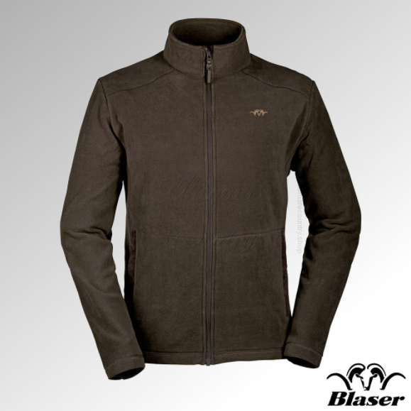 BLASER JACKET BASIC 'HANNES' LONG SLEEVE FLEECE BROWN (117006-112/604)
