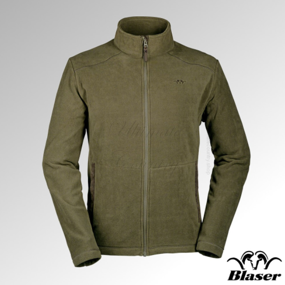 BLASER JACKET BASIC 'HANNES' LONG SLEEVE FLEECE OLIVE (117006-112/555)