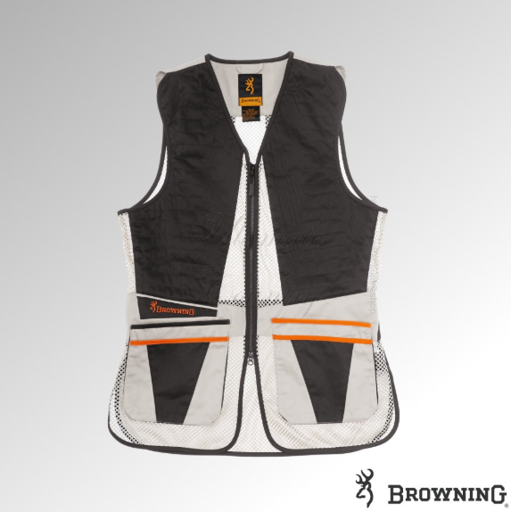 BROWNING SHOOTING VEST - ULTRA LADIES (BLACK/BEIGE 30596834)