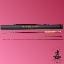MALCOLM GREY OF ALNWICK 3 PIECE RESERVOIR & LAKE ROD 9' #5