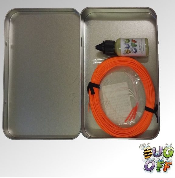 BUG OFF XT-REAMAERO TROUT FLY LINE 30YDS ORANGE