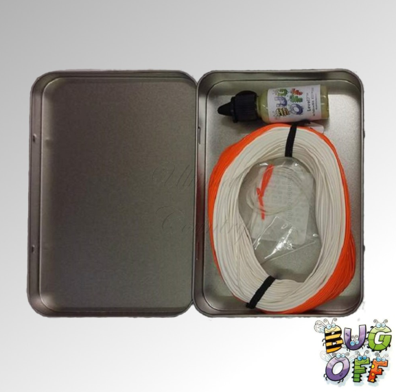BUG OFF XT-REAMAERO TROUT DISTANCE FLY LINE 40YDS WHITE/ORANGE