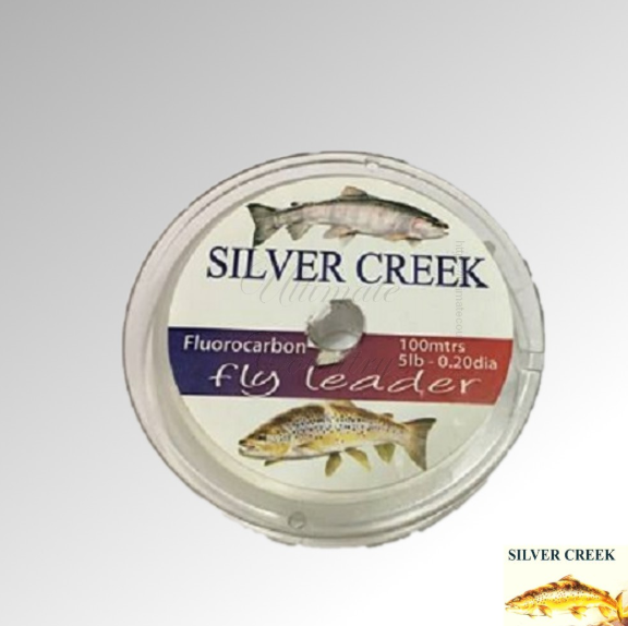 FLUOROCARBON FISHING NYLON 100M STANDARD CLEAR SILVER CREEK (FLUC)