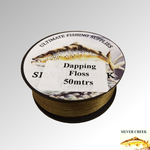 DAPPING FLOSS 50MTR SPOOL SILVER CREEK  (DAPFLOSS)