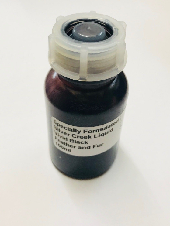 SPECIALLY FORMULATED LIQUID VIVID BLACK  SILVER CREEK 100MLS