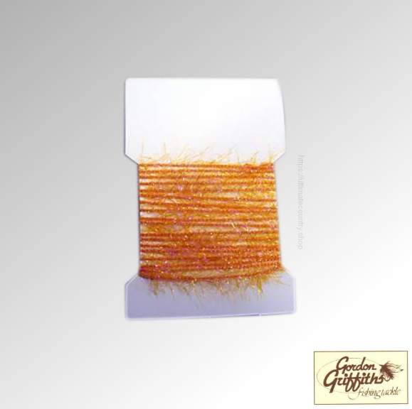 CHENILLE STRAGGLE UV MICRO 2M CARD FLU ORANGE GORDON GRIFFITHS (CSMUV)