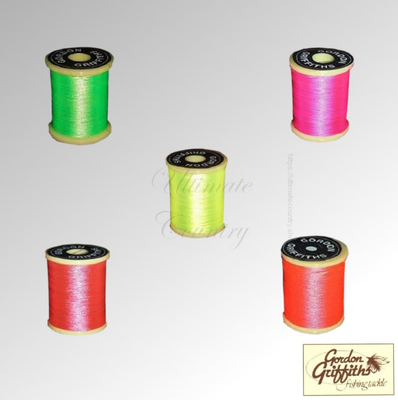 THREAD COBWEB SUPERGLOW SUPERFINE 6/0 100M SPOOL GORDON GRIFFITHS (COBWEBSG)