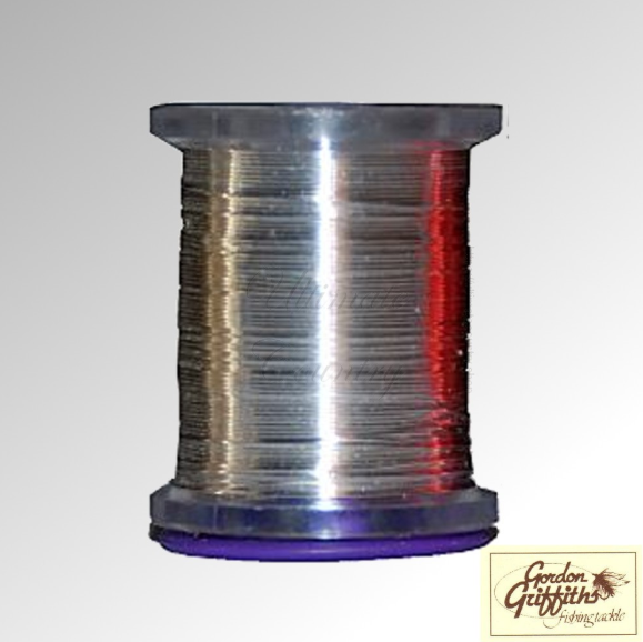 WIRE SILVER MEDIUM FLY TYING WIRE 25M SPOOL GORDON GRIFFITHS (WIRE)