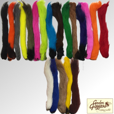 Fly Tying Full Rabbit Skins Dyed and Natural Gordon Griffiths 
