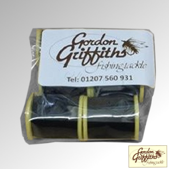 THREAD SHEER ULTRAFINE 14/0 250YD SPOOL BLACK PACK OF 6 GORDON GRIFFITHS (SHE)
