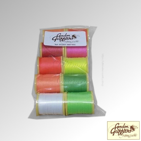 THREAD COBWEB SUPERGLOW SUPERFINE 6/0 10X SPOOLS INTENSE COLOURS GORDON GRIFFITHS (COBWEBSG)