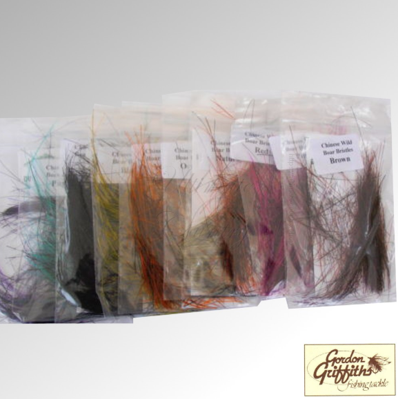 CHINESE WILD BOAR BRISTLES KIT OF 10 PACKETS GORDON GRIFFITHS (BOAR)