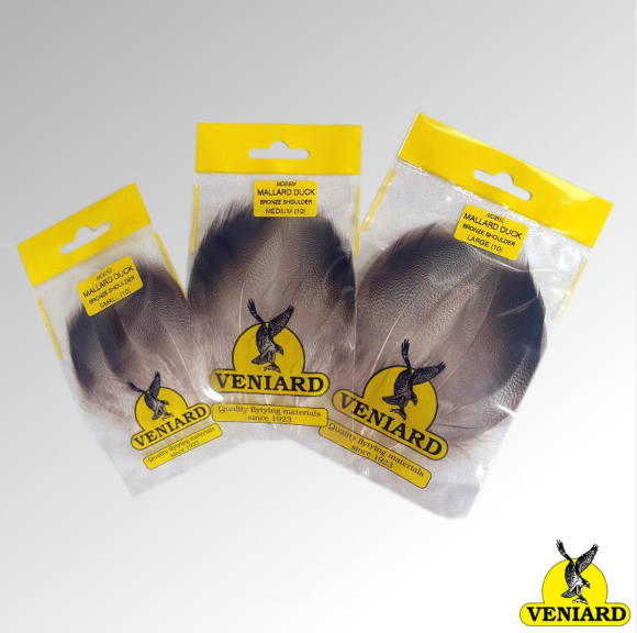VENIARD MALLARD DUCK SELECTED BRONZE SHOULDER FEATHERS PACK OF 10 (MDBS)