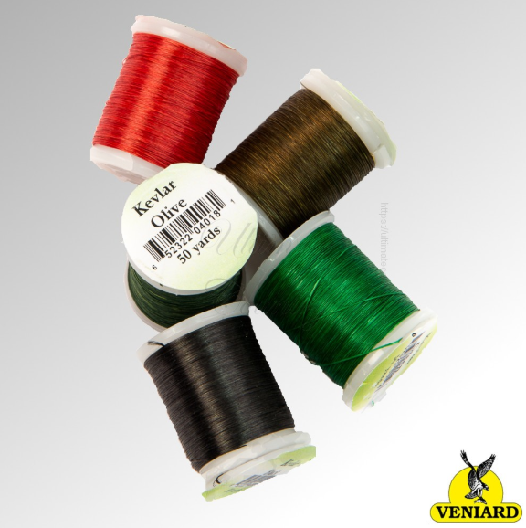 VENIARD THREAD KEVLAR TYING THREAD 50YD SPOOL (KEVS)