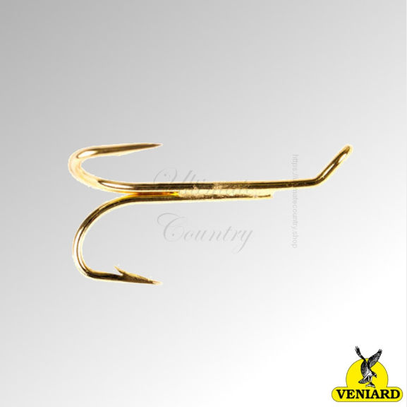 VENIARD ESMOND DRURY HOOKS SALMON TREBLE GOLD PLATED (EDHGP)