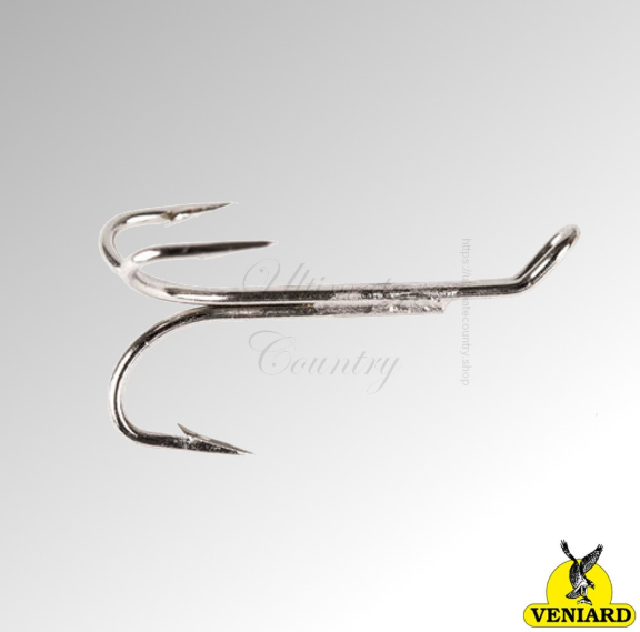 VENIARD ESMOND DRURY HOOKS SALMON TREBLE SILVER NICKEL (EDHSN)