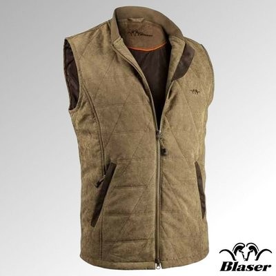 Blaser Vest Argali Quilted Mens Olive Melange (114048-001/523)