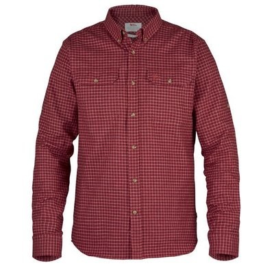 Forest Flannel Shirt Deep Red Fjallraven Various Sizes (F90565-217)