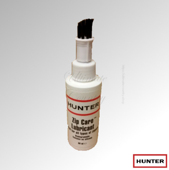 BOOT ZIP CARE LUBRICANT 60ML FOR ALL TYPES OF ZIPPERS HUNTER