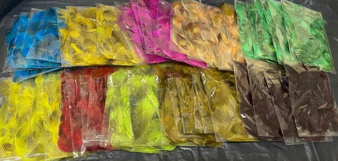 Teal Duck Feathers TRADE PACK OF 5 PACKS